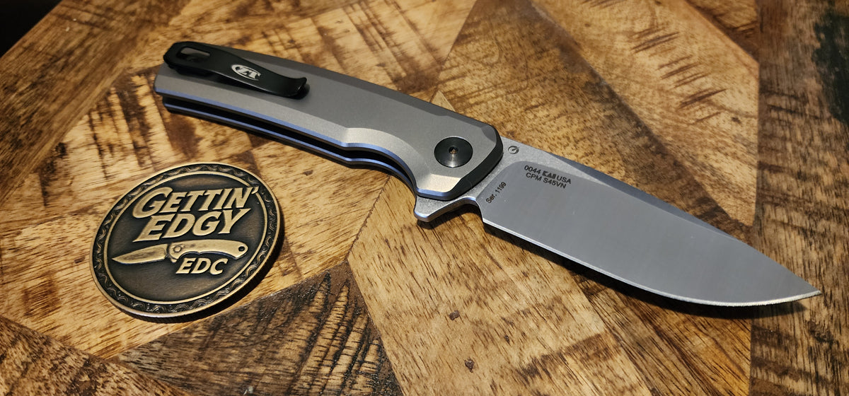 ZT (Zero Tolerance) 0044 - S45VN - Titanium - New ZT