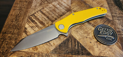 Kubey Flash Linerlock Yellow GKU158S 14c28N