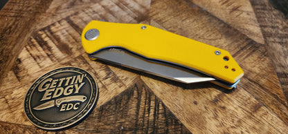Kubey Flash Linerlock Yellow GKU158S 14c28N