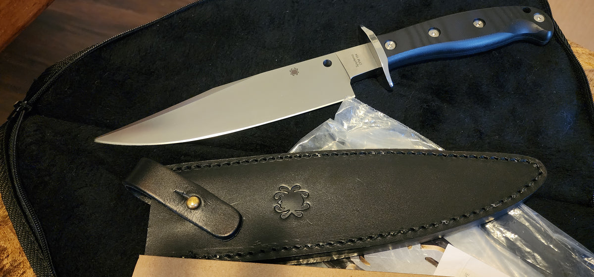 Spyderco Respect FB44GP — CPM 154 Bowie Knife, Rare, Discontinued, and Perfect Condition - Pre-Owned